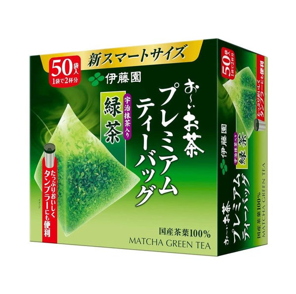 伊藤園 抹茶 綠茶 立體三角茶包 50包