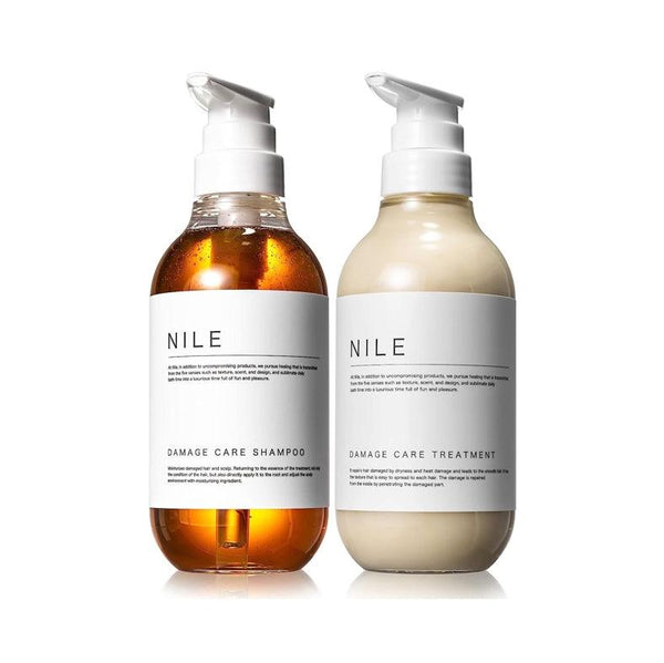 NILE 損傷護理 洗髮乳＆潤髮乳套装 各400ml（蘋果花香味）