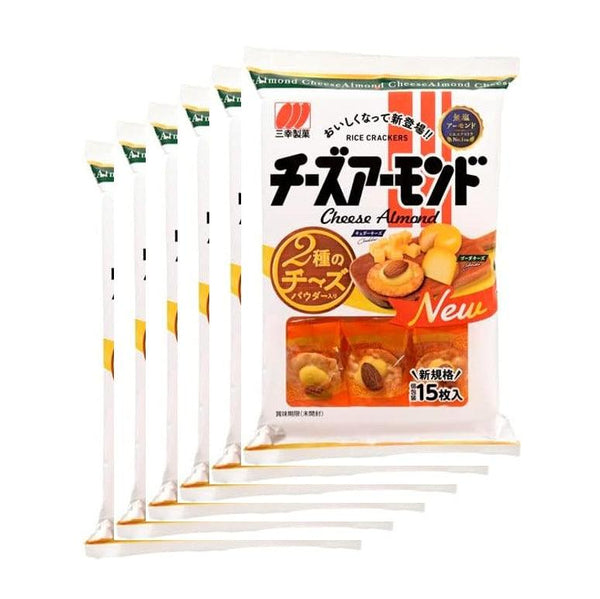 三幸製菓 杏仁起士米果 原味 15枚入 × 6包