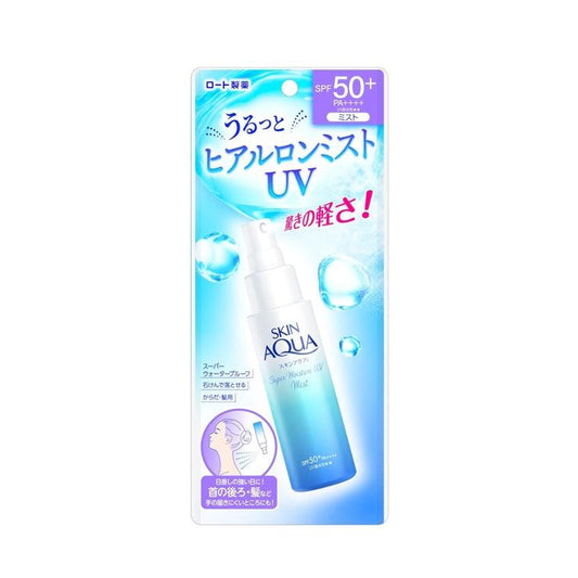 樂敦 Rohto Skin Aqua 超保濕UV防曬噴霧 (透明质酸配方) SPF50+ PA++++ 60ml