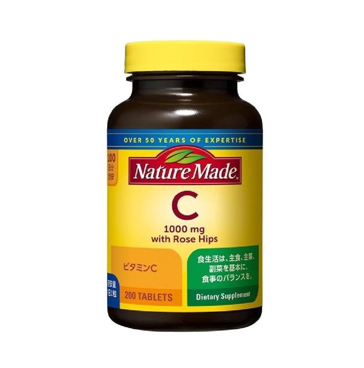 Nature Made 萊萃美 維他命C+玫瑰果 100日分（200粒）