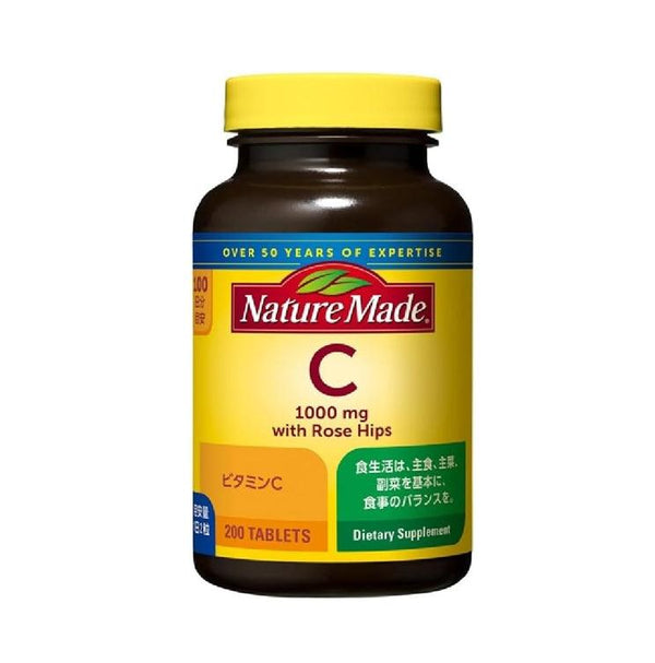 Nature Made 萊萃美 維他命C+玫瑰果 100日分（200粒）