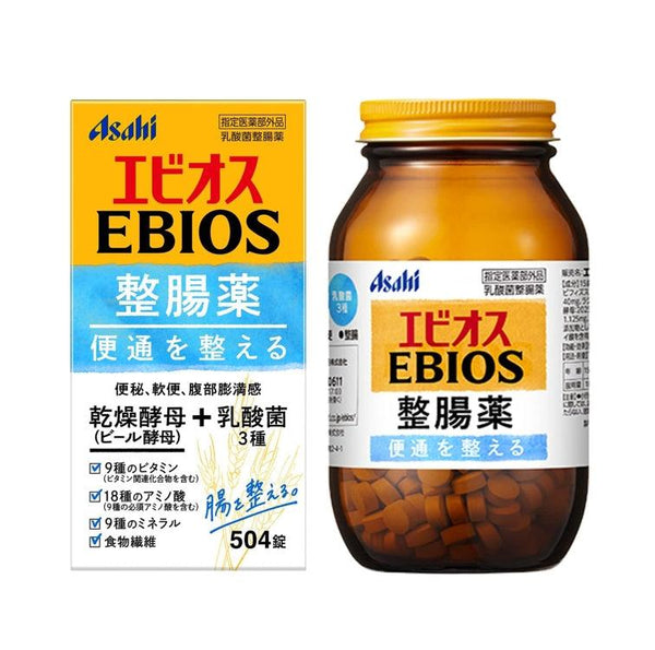 Asahi 朝日 EBIOS 乳酸菌 整腸錠 （504錠  ）