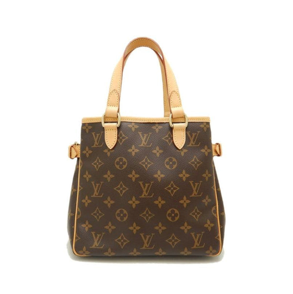 LV 二手正品 中古老花雙耳小托特 Louis Vuitton Batignolles（Used AB）