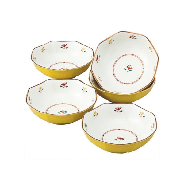 橘吉 たち吉 美濃焼 花あわせ 插花 小碗 5入 Tachikichi Flower Arrangement Small Bowl Mino Ware
